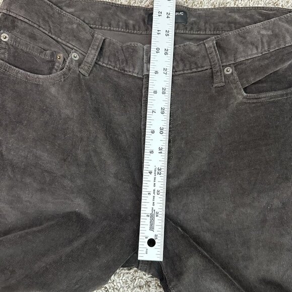 Banana Republic Corduroy Pants Mens 34x32 (Tag 34x34) Travel Cords Brown - Picture 8 of 10